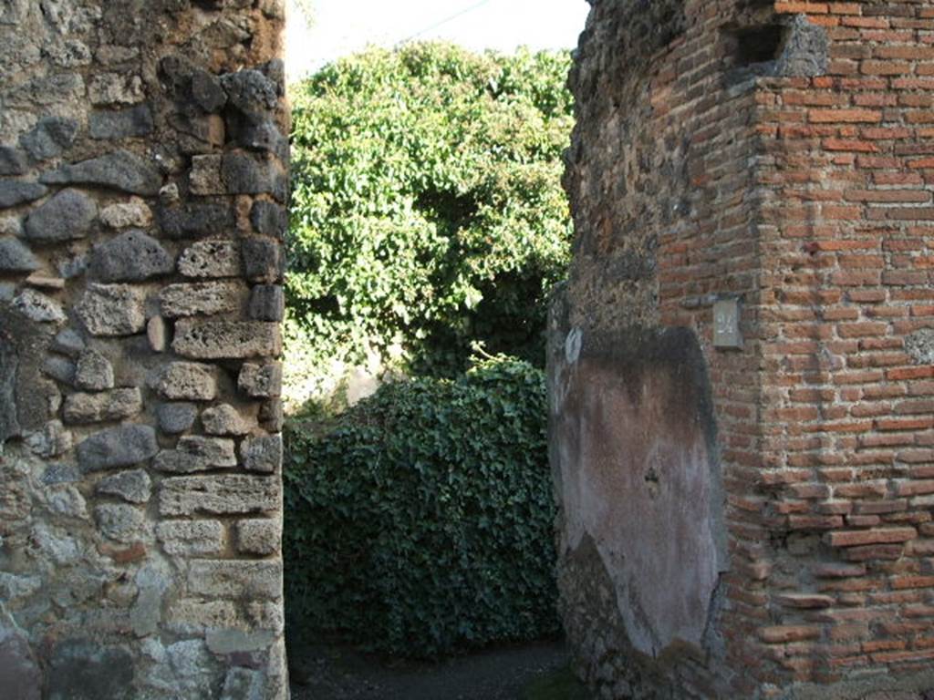 VII 2 24 Pompeii December 2004 Entrance Doorway Looking Towards South